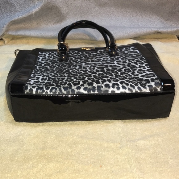 Nicole Lee Black Animal Print Tote Bag - Picture 7 of 14